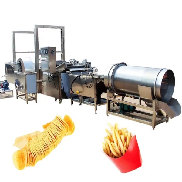 Hot Sale French Fries Production Line Snack Food Potato Chips Making Machine for Processing Fruit Candy Vegetables Other Foods