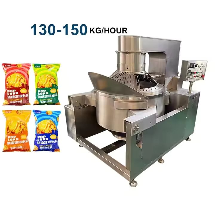 Explosive Corn Production Line Premium Popcorn Machine