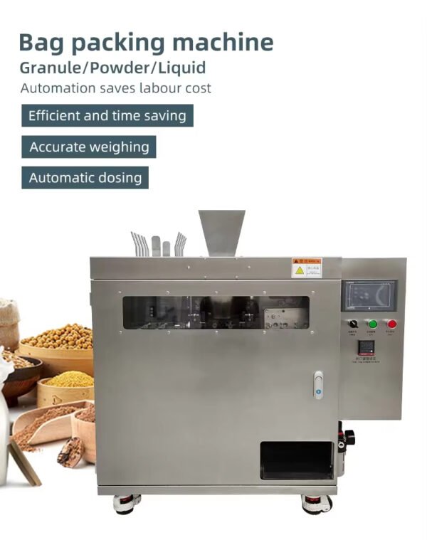 Multi-Function Bag-in-Feeder Packaging Machine for Food Plastic Paper Featuring Wrapping Labeling Capping Coating Motor - Image 3